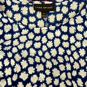 Lane Bryant size 22 Blouse with ruffled sleeves.